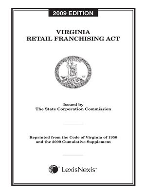 cover image of Virginia Retail Franchising Act